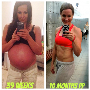 Learn exactly how Justine got her abs back post baby by following her program!